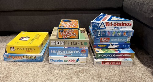 Board Game Lot of 12 - All Pieces Included