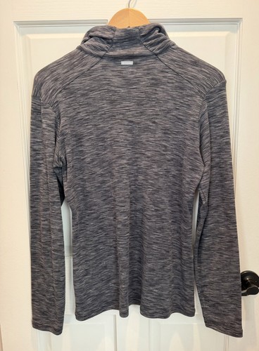 EUC Columbia 1/4 Zip Pullover Womens Large Gray Heather - photo 4