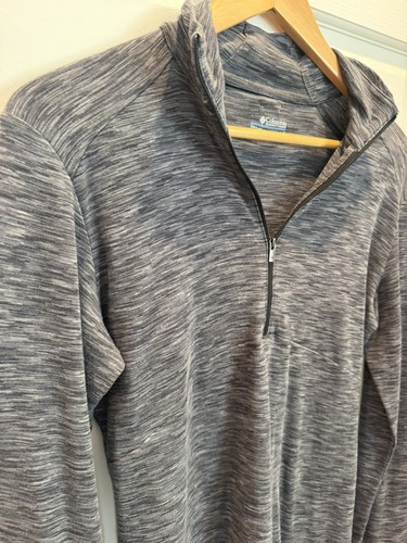 EUC Columbia 1/4 Zip Pullover Womens Large Gray Heather - photo 5