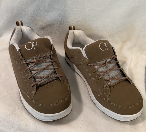 OP Men's SZ 8 Skater Athletic Sneaker 2 Toned BRWN Low Top