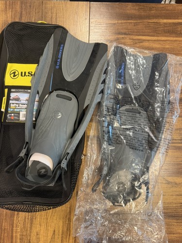 New - FINS ONLY - U.S Divers ADULT Pro Series Snorkeling Set