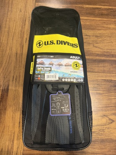 New - FINS ONLY - U.S Divers ADULT Pro Series Snorkeling Set - photo 2