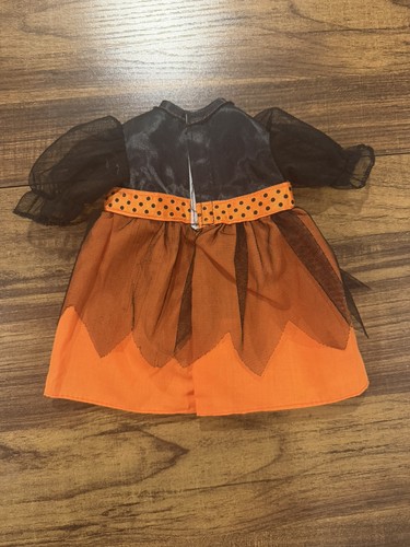 18” Doll Size Halloween Orange & Black Dress - Fits AG Doll & Ou - photo 3
