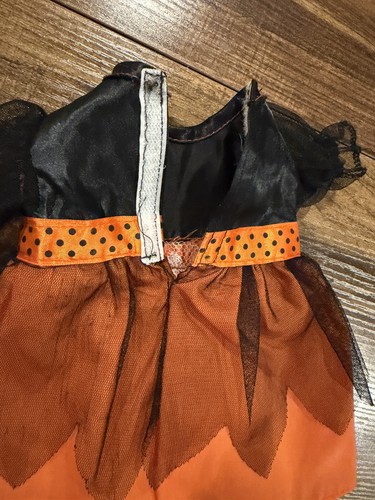 18” Doll Size Halloween Orange & Black Dress - Fits AG Doll & Ou - photo 4