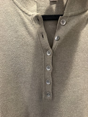J. Jill Military Green Long-Sleeve Henley with Epaulets - photo 4