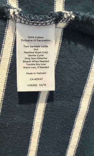 Talbots Women's Petite M Striped Knit Boat Neck Long Sleeve Cott - photo 4