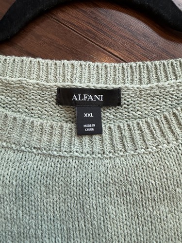 Alfani Women’s Pale Green Sage Short Sleeve Sweater Vest XL - photo 3