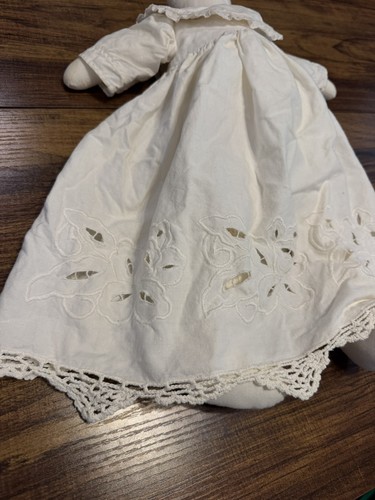Old School 18" Rag Doll with Pillow Case Dress BLANK FACE Vintag - photo 5