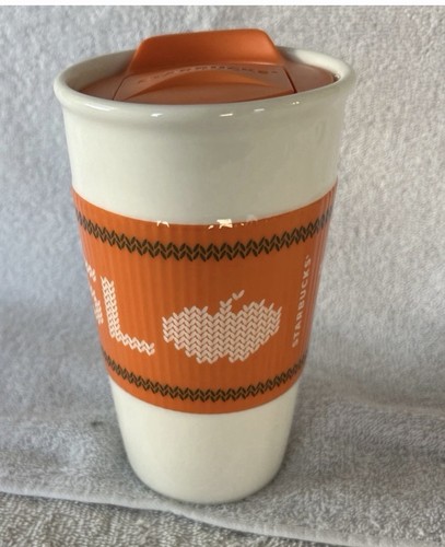 Starbucks Pumpkin Spice Latte Mug Team PSL Ceramic Tumbler - photo 2