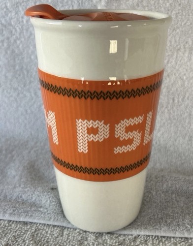 Starbucks Pumpkin Spice Latte Mug Team PSL Ceramic Tumbler - photo 3