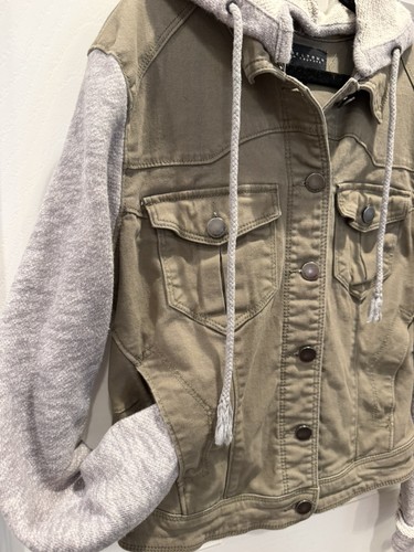 Juniors Small Fall Jacket Army Green Utility Jacket - photo 2