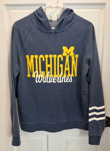 Sideline Apparel Womens MEDIUM Michigan Wolverines Hoodie