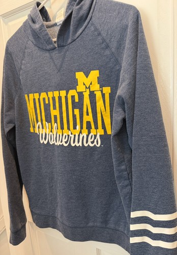 Sideline Apparel Womens MEDIUM Michigan Wolverines Hoodie - photo 3
