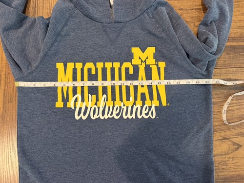 Sideline Apparel Womens MEDIUM Michigan Wolverines Hoodie - photo 5
