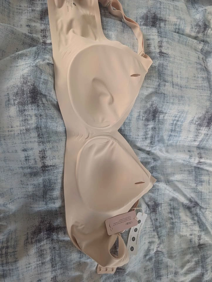 Uivero Wireless Comfort Bra Size XXL Beige - photo 4