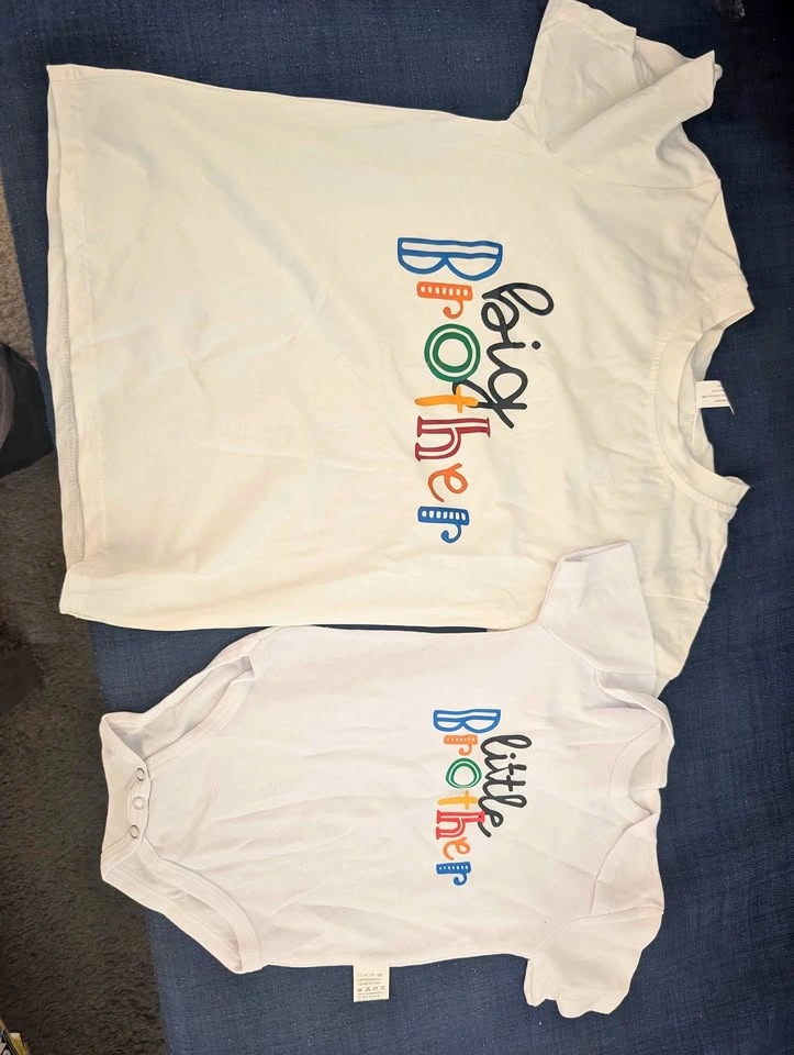 Big Brother and Little Brother Matching Shirt Set