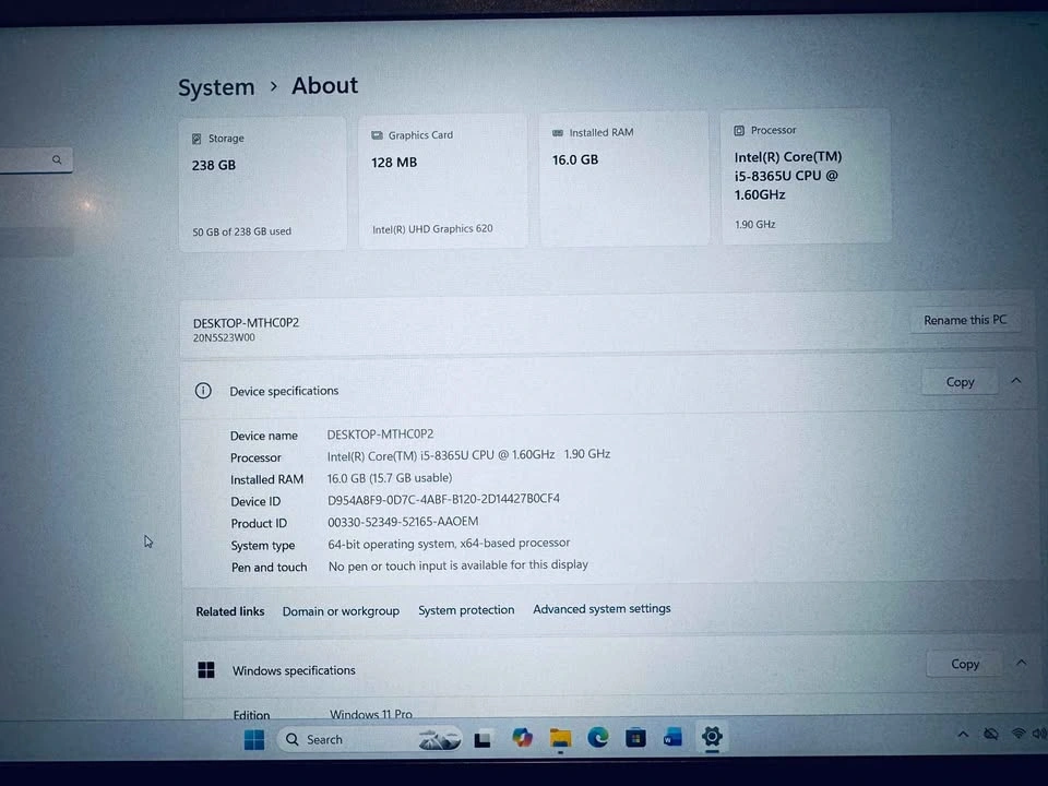 Lenovo T580 i5 8th Gen Refurbished - photo 2