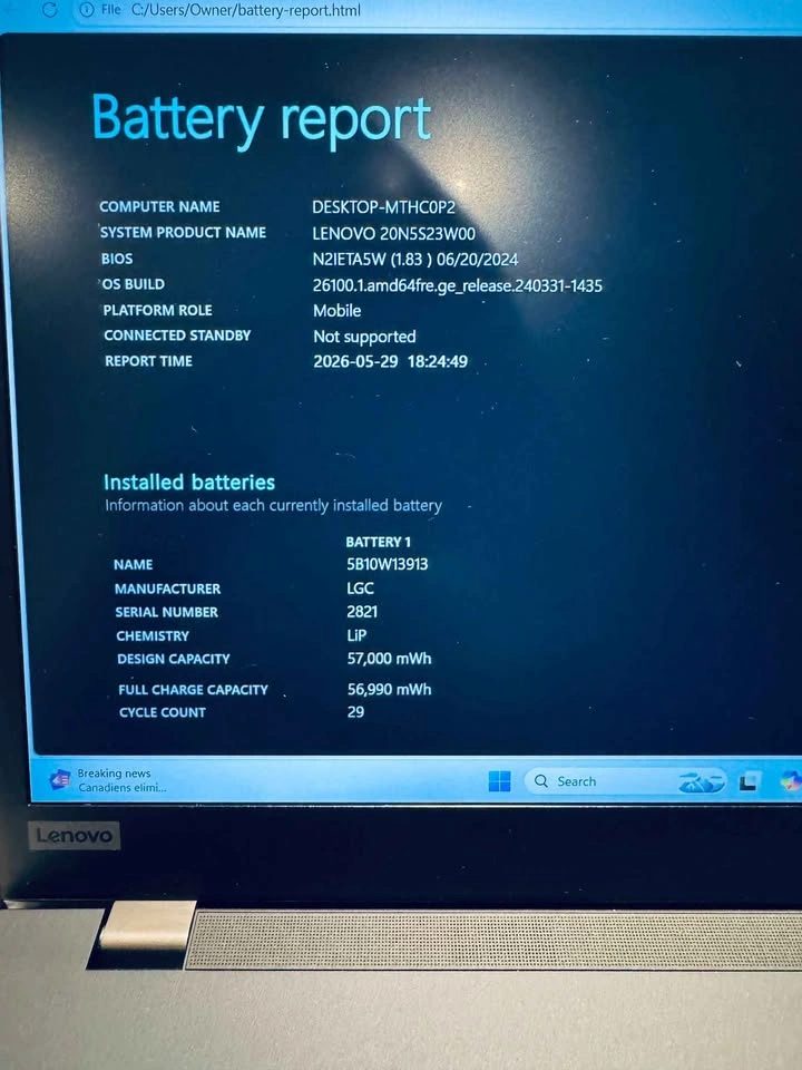 Lenovo T580 i5 8th Gen Refurbished - photo 5