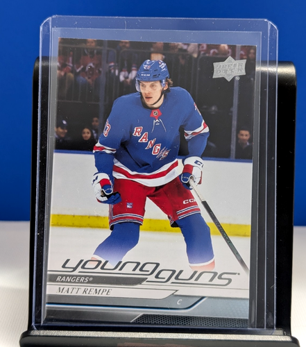 Matt Rempe Adam Fox Rangers Rookie Lot Young Guns #216 Marquee R