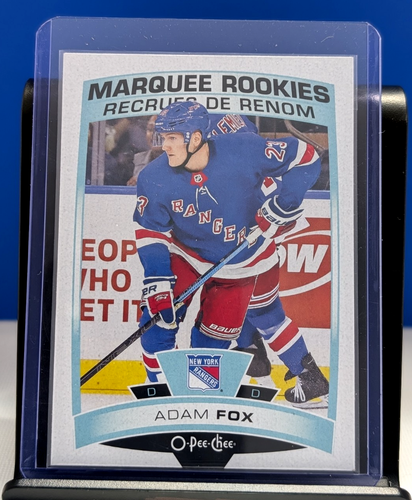 Matt Rempe Adam Fox Rangers Rookie Lot Young Guns #216 Marquee R - photo 3
