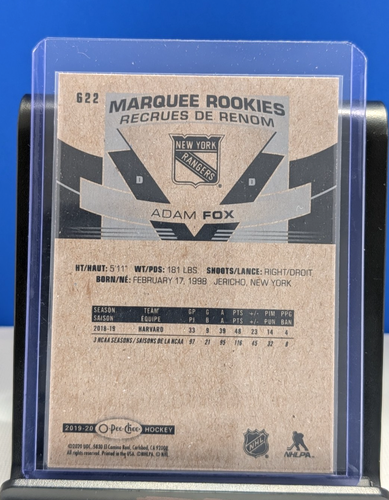 Matt Rempe Adam Fox Rangers Rookie Lot Young Guns #216 Marquee R - photo 4