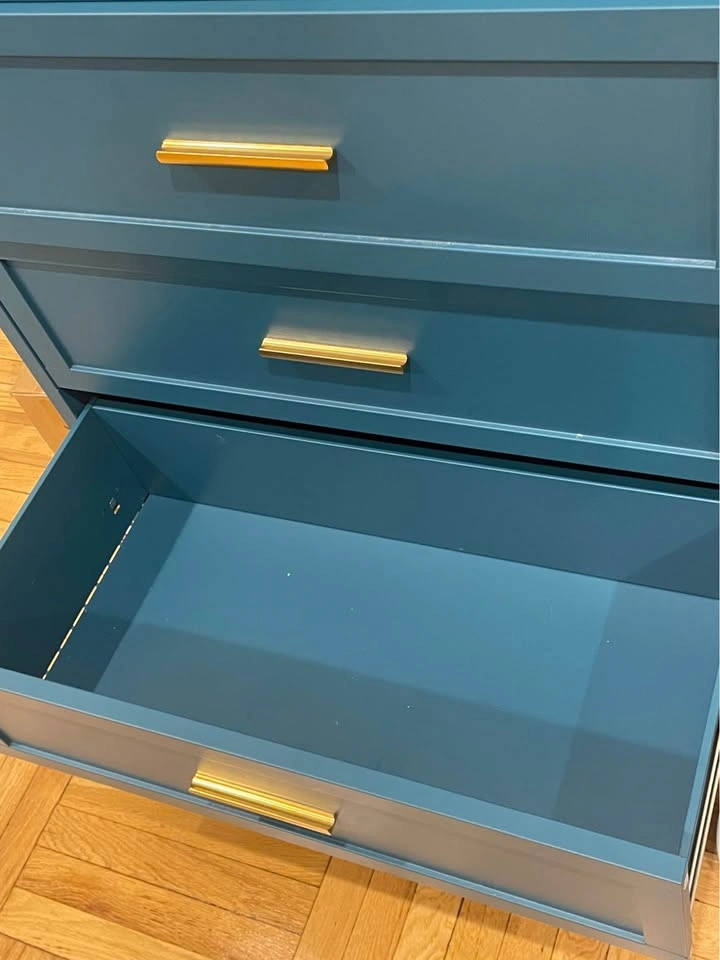 Blue Metal Dresser Storage Drawers - photo 2