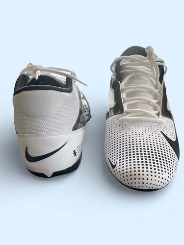 Nike Alpha Menace 4 Pro Football Cleats Size 18 White/Black - photo 4
