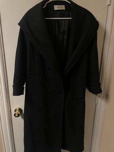 Vintage Andrea Marin New York Wool Blend Hooded Coat - photo 3