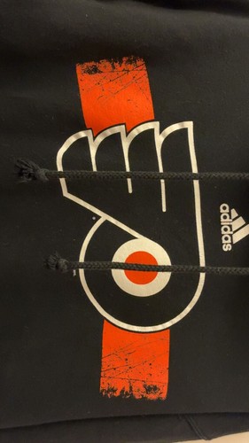 Adidas Philadelphia Flyers NHL Black Pullover Hoodie - photo 3