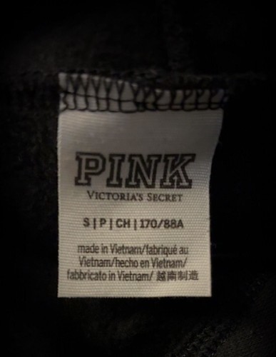 Victoria's Secret PINK Black Pullover Hoodie with Rose Gold Sequ - photo 5