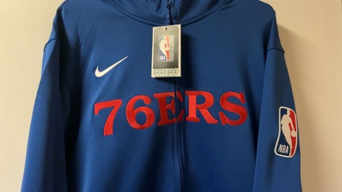 Nike NBA Philadelphia 76ers Dri-FIT Full-Zip Hoodie Royal Blue X - photo 2