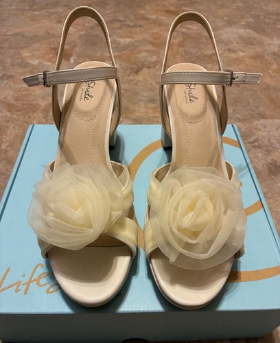 LifeStride Last Dance 3 Women's Floral Slingback Platform Block