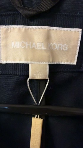 Michael Kors Men's Navy Blue Cotton Sport Coat Blazer Size 42R - photo 5
