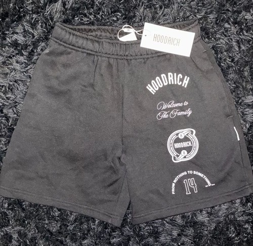 Hoodrich Match Short Logo Print Black Sweat Shorts - photo 2