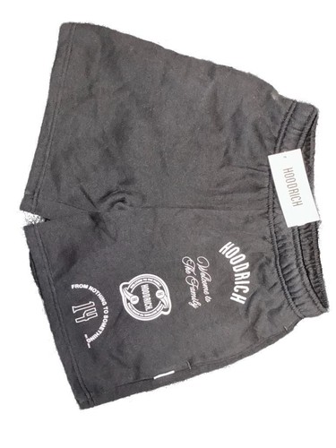 Hoodrich Match Short Logo Print Black Sweat Shorts - photo 5