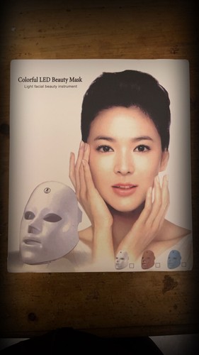 Colorful LED Beauty Mask 7 Color Light Facial Beauty Instrument