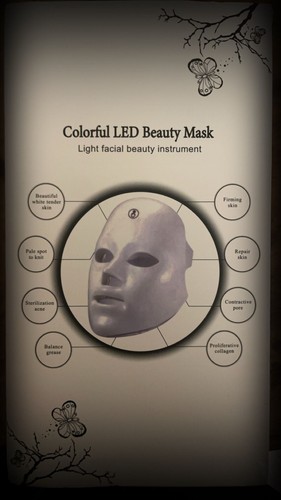Colorful LED Beauty Mask 7 Color Light Facial Beauty Instrument - photo 3