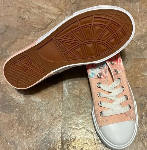 Unbranded ZY-K8601 Tie-Dye Canvas Low Top Sneakers - photo 4