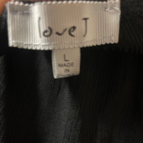 love J Women's Blouse Size Small Black Stretch 3/4 Sleeve - photo 3