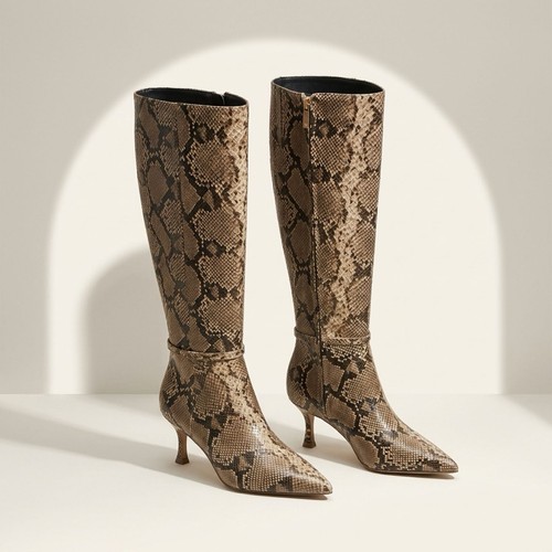Kenneth Cole New York Utah Kitten Heel Knee-High Boot