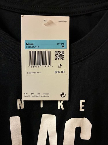 Nike Las Vegas Graphic Center Swoosh Crewneck T-Shirt - photo 3