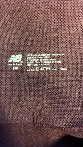 New Balance Women's Burgundy Seamless High Rise Biker Shorts - photo 4