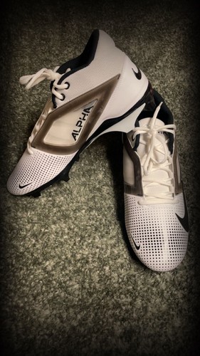 Nike Alpha Menace 4 Pro White Black Football Cleats FZ7702-105 - photo 4