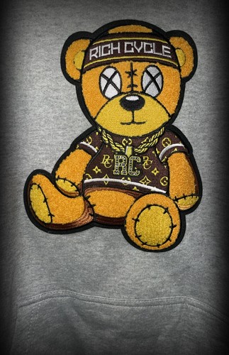 Rich Cycle Grey Teddy Bear Hoodie - photo 4