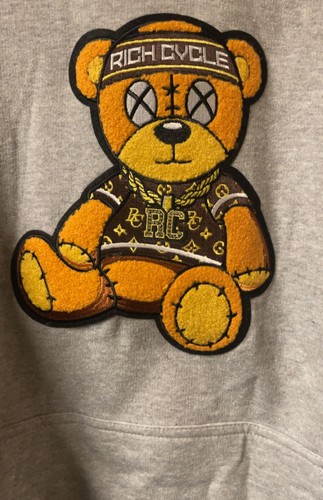 Rich Cycle Grey Teddy Bear Hoodie - photo 5