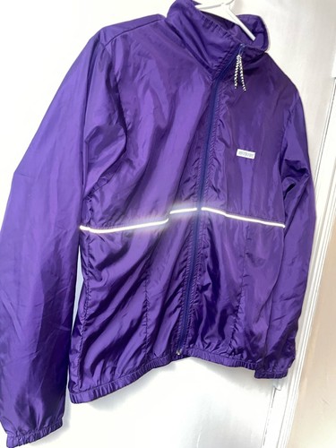 Vintage Hind Made in USA Purple Reflective Windbreaker - photo 3