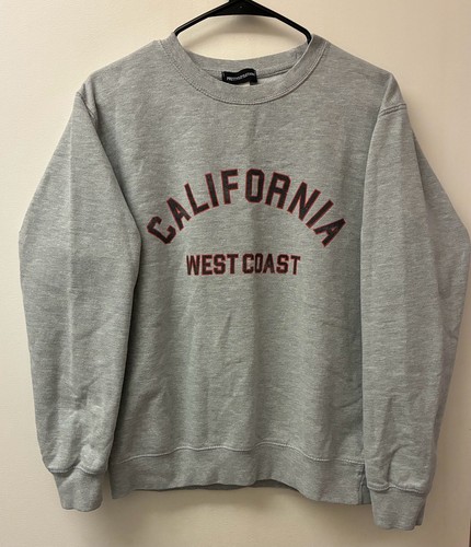 PrettyLittleThing Grey California West Coast Sweatshirt