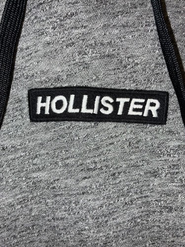 Hollister Grey Heathered Logo Box Pullover Hoodie - photo 3