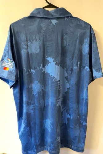 Adidas Arnold Palmer Invitational Flower Mesh Golf Polo Shirt - photo 5