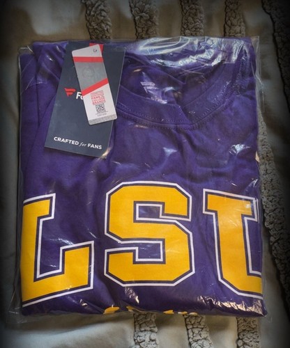 Fanatics LSU Tigers Arched Logo Long Sleeve T-Shirt - Purple - photo 4